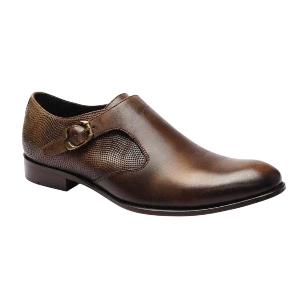 JO GHOST Italian Made Leather Buckled Plain Toe Oxford Size 44